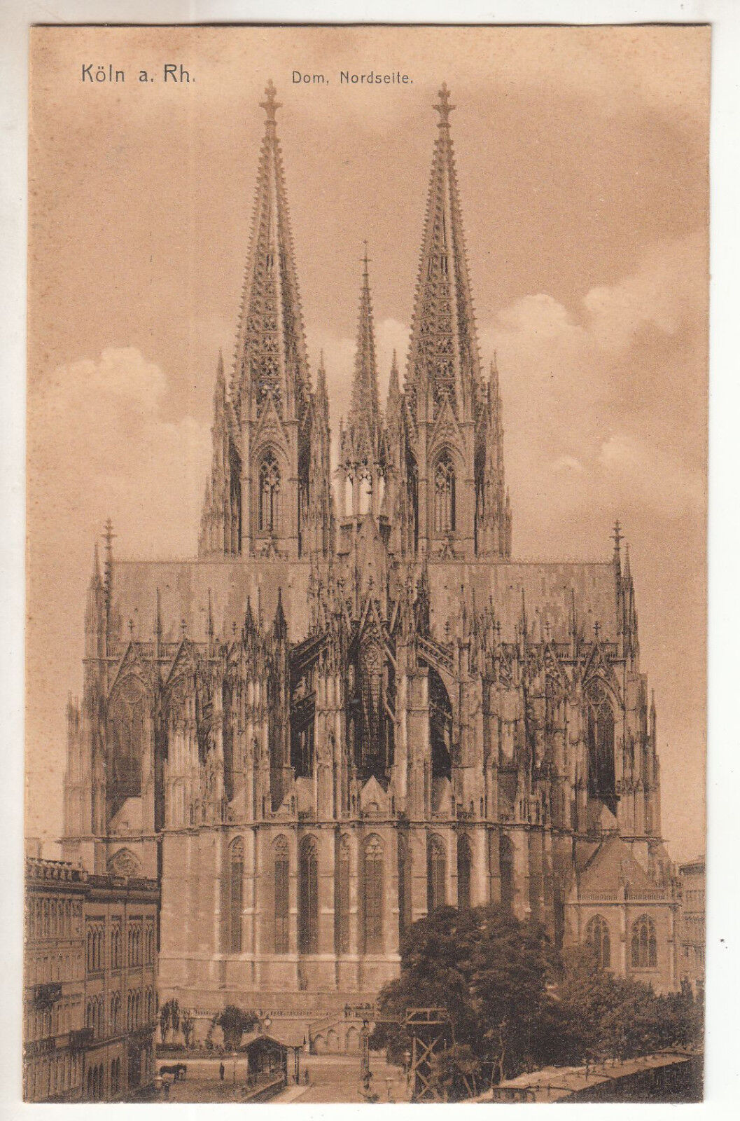 CARTE POSTALE POFTKARTE ALLEMAGNE KOLN A RH DOM NORDSEITE 401622345282