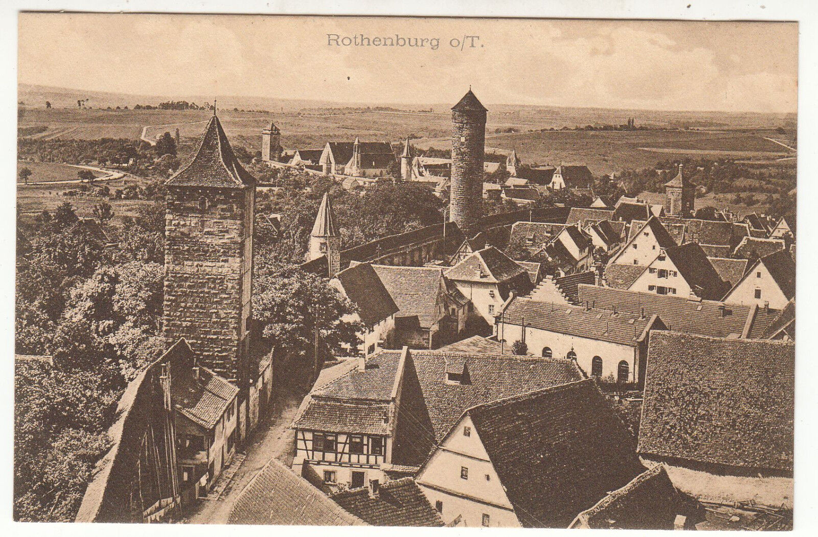 CARTE POSTALE POFTKARTE ALLEMAGNE ROTHENBURG O T 401624102202