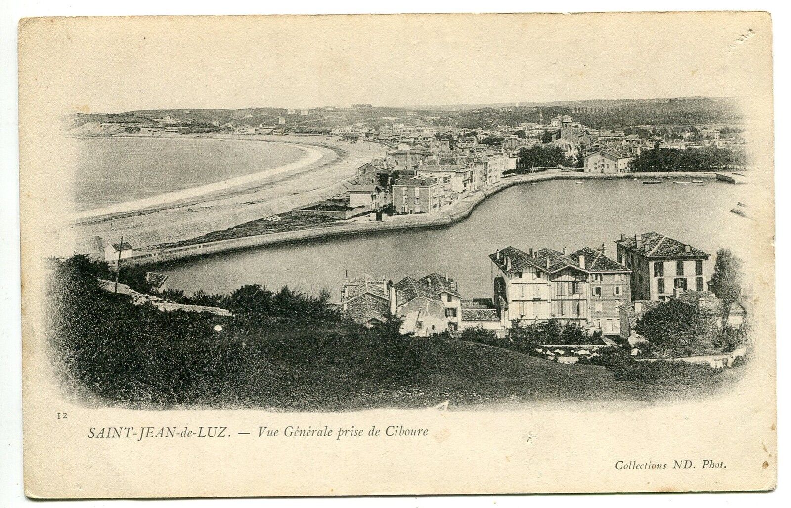 CARTE POSTALE SAINT JEAN DE LUZ VUE GENERALE PRISE DE CIBOURE 121303573832