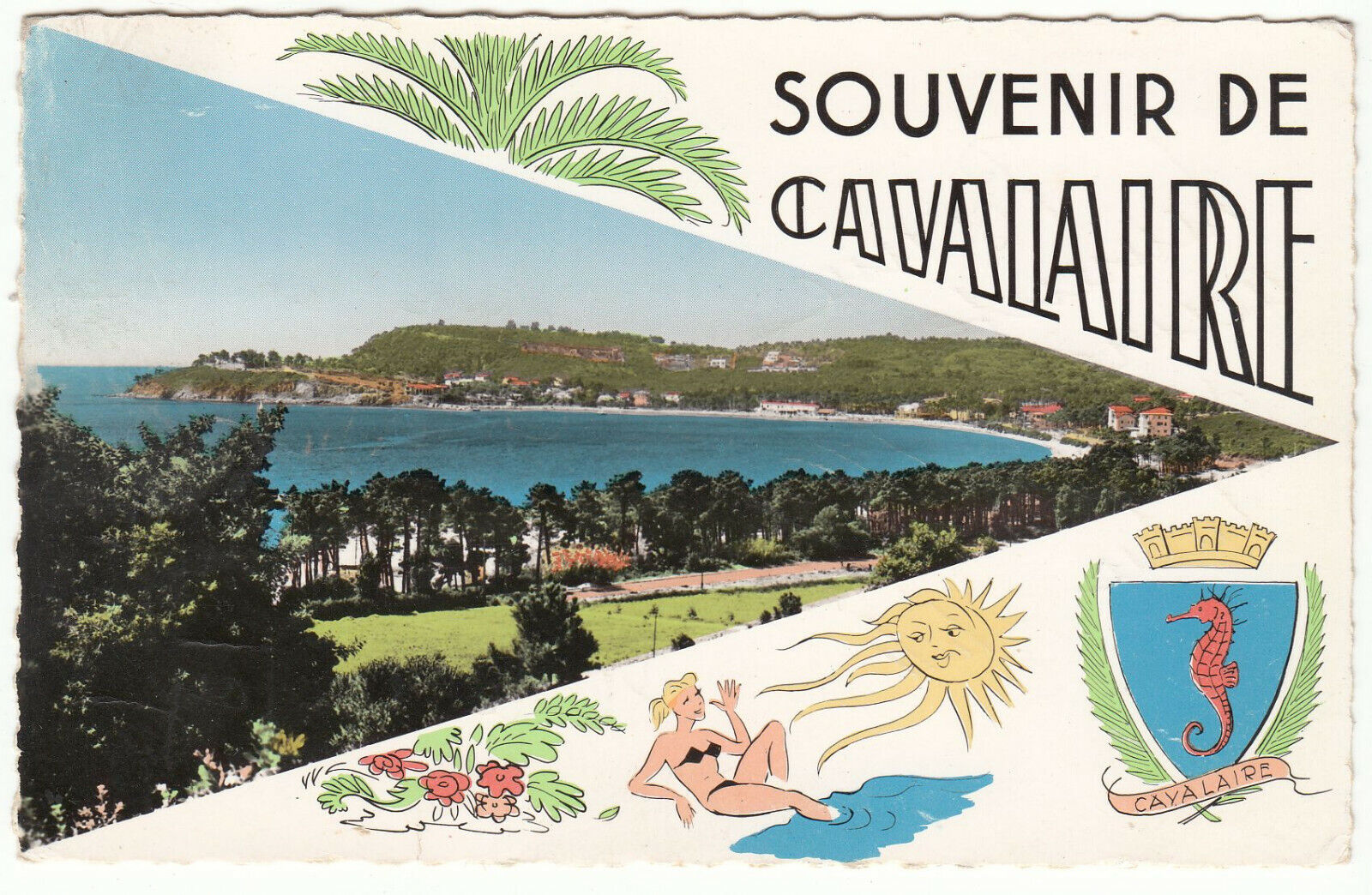 CARTE POSTALE SOUVENIR DE CAVALAIRE 401953473832