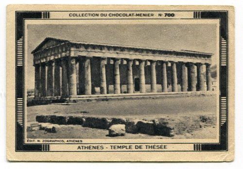 CHROMO ATHENES TEMPLE DE THESEE 8256CM 110614483172