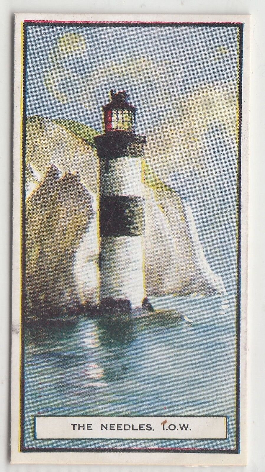 CHROMO VIRGINIA CIGARETTE PHARE THE NEEDLES LIGHTHOUSE 122112137222