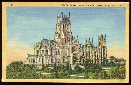 CP USA THE CATHEDRALE OF ST JOHN THE DIVINE NEW YORK 120680195222