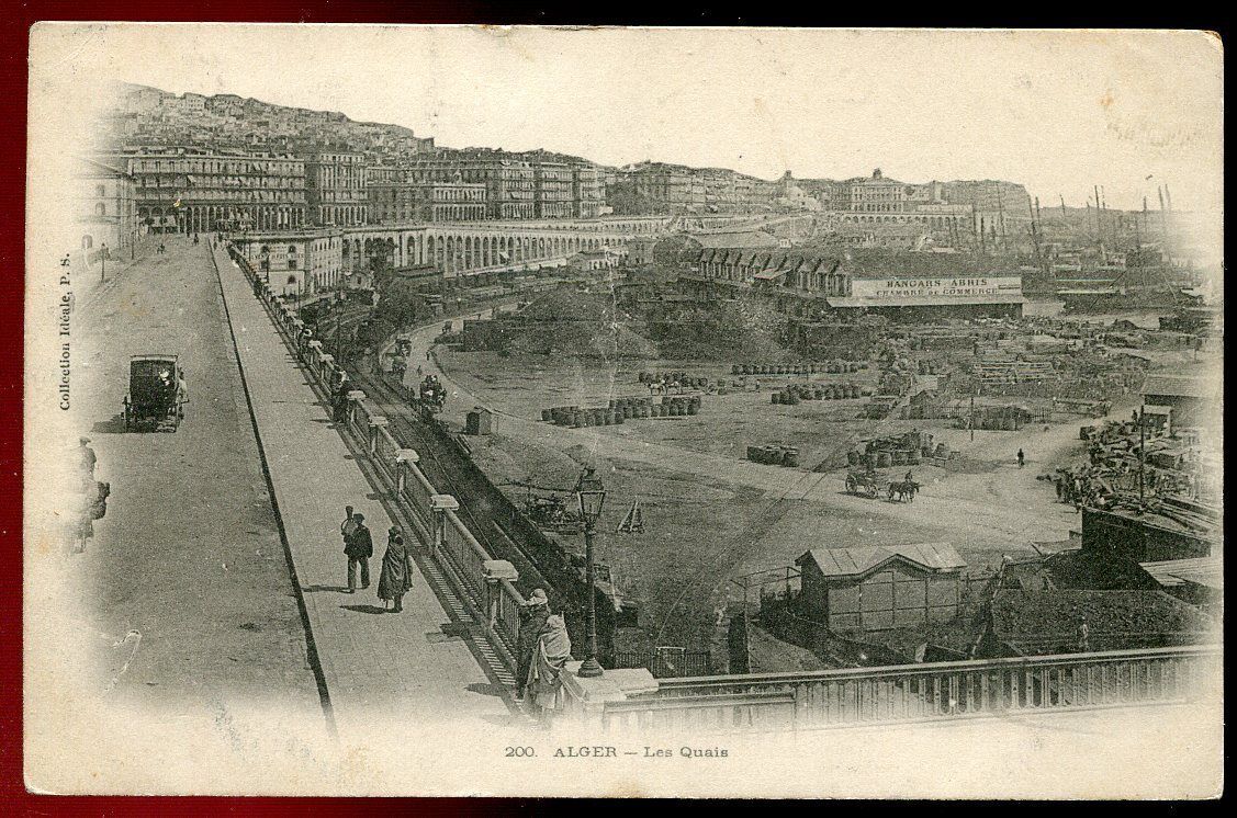 CPA ALGER LES QUAIS 1905 AFRIQUE 120810606152