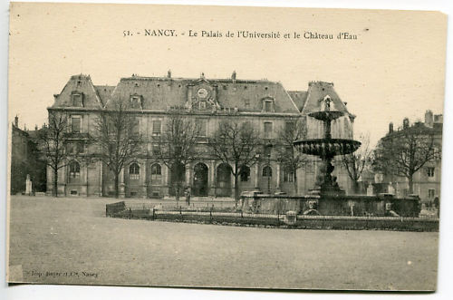 CPA NANCY PALAIS DE L UNIVERSITER ET LE CHATEAU D EAU 110613368332