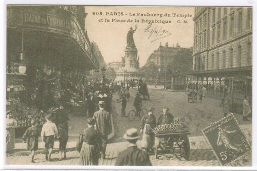 CPA REPRO LA CRUE DE LA SEINE PARIS RUE DE LOUMEL 120654287622