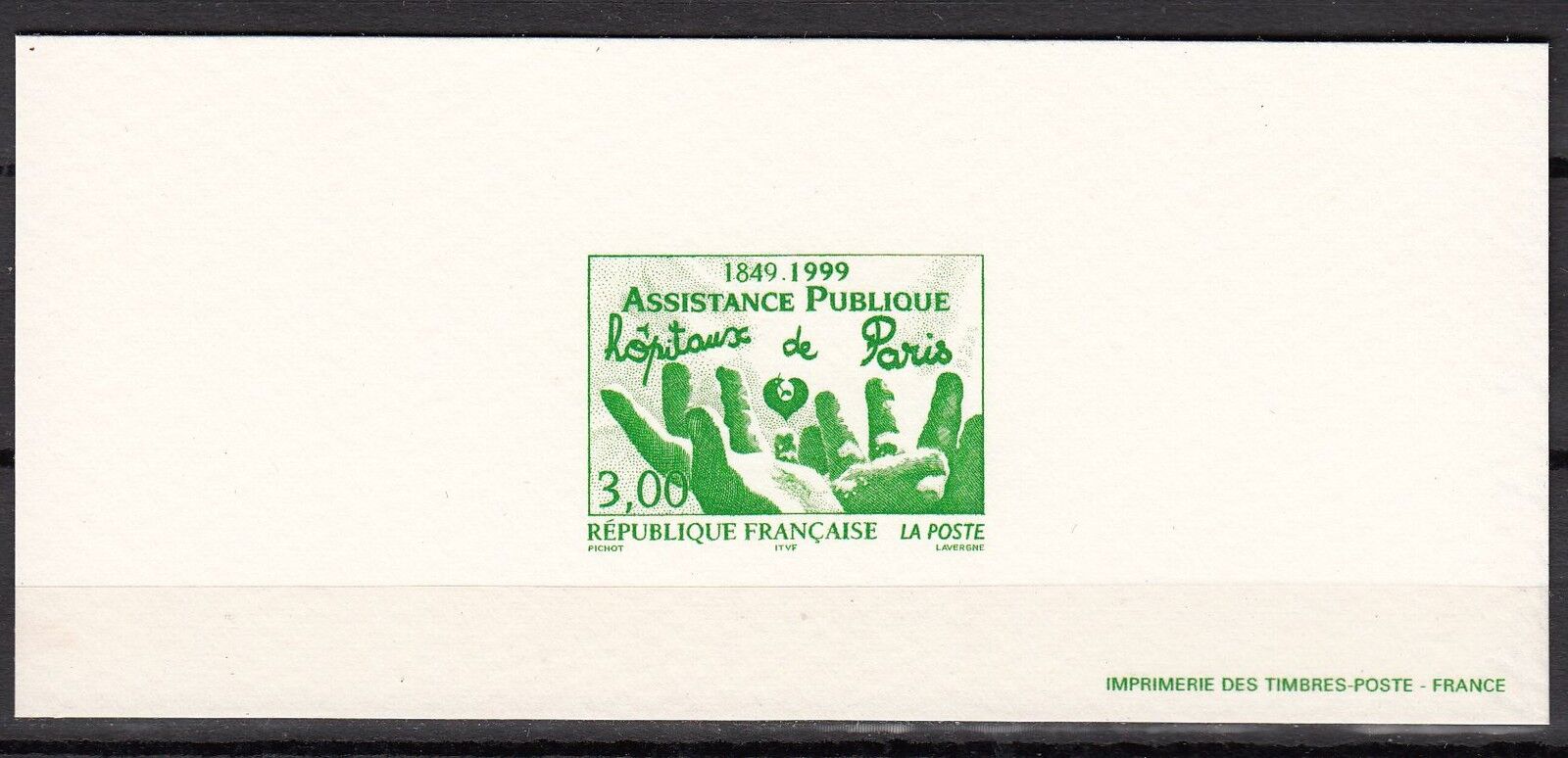 FRANCE GRAVURES DU TIMBRE N 3216 HOPITAUX DE PARIS ASSISTANCE PUBLIQUE 121975602262