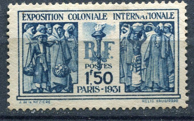 FRANCE TIMBRE NEUF CHARNIERE N 274 EXPO COLONIALE DE PARIS SANS GOMME 400396364932