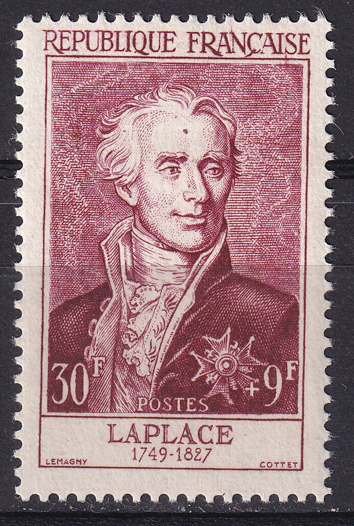 FRANCE TIMBRE NEUF N 1031 PIERRE SIMON MARQUIS DE LAPLACE 125794792902