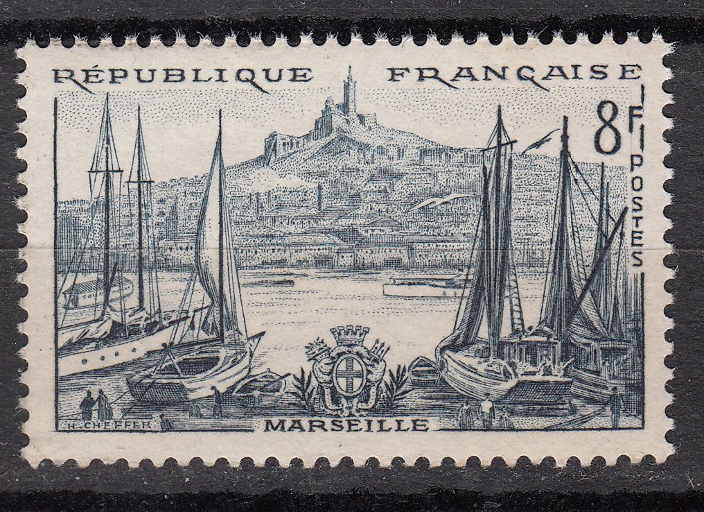 FRANCE TIMBRE NEUF N 1037 MARSEILLE LE VIEUX PORT 123176613462