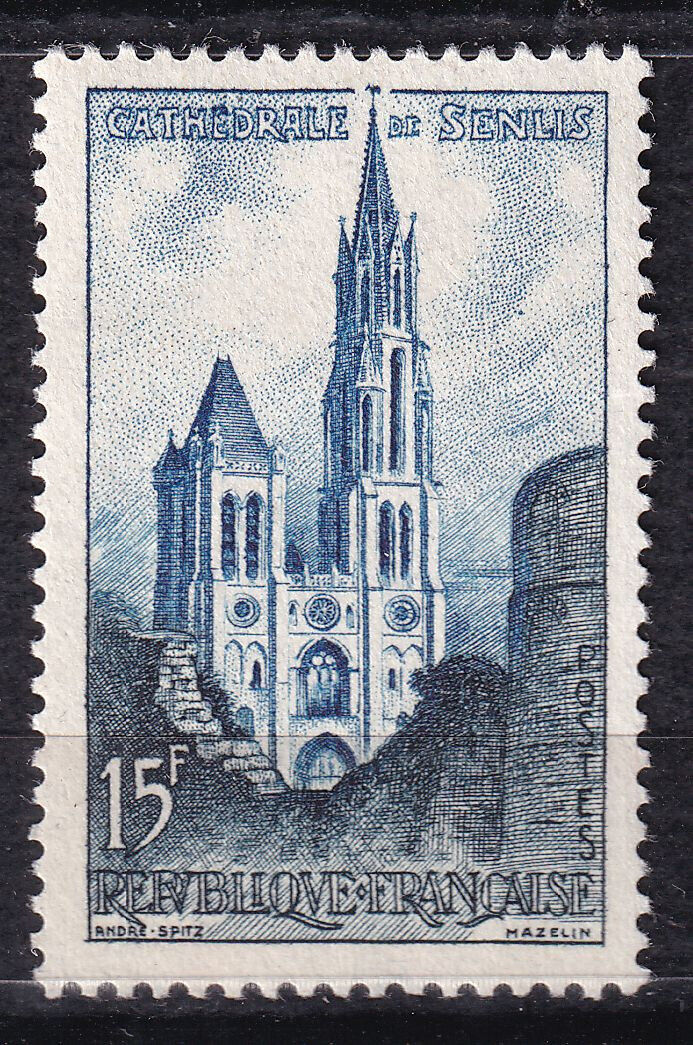 FRANCE TIMBRE NEUF N 1165 CATHEDRALE DE SENLIS 125799455702