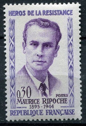 FRANCE TIMBRE NEUF N 1250 MAURICE RIPOCHE 120657454162