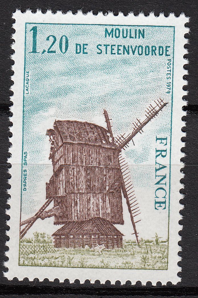 FRANCE TIMBRE NEUF N 2042 MOULIN DE STEENVOORDE NORD 121814024422