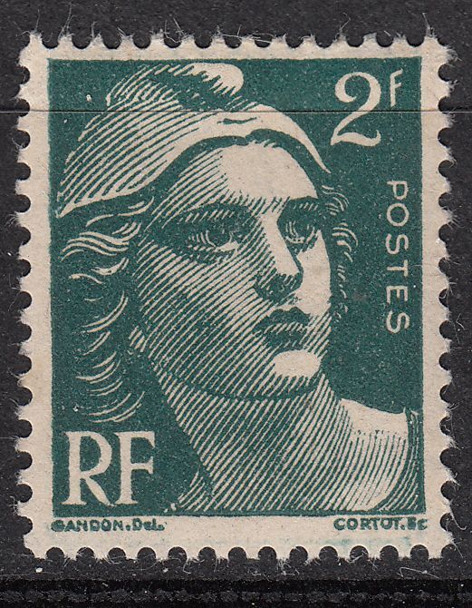 FRANCE TIMBRE NEUF N 713 MARIANNE DE GANDON 121056096172