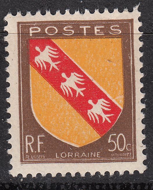 FRANCE TIMBRE NEUF N 757 ARMOIRIES LORRAINE 121056079002