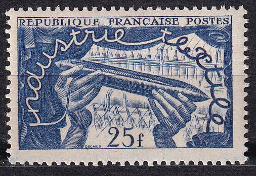 FRANCE TIMBRE NEUF N 881 EXPOSITION A LILLE NAVETTE DE METIER A TISSER 404176615142