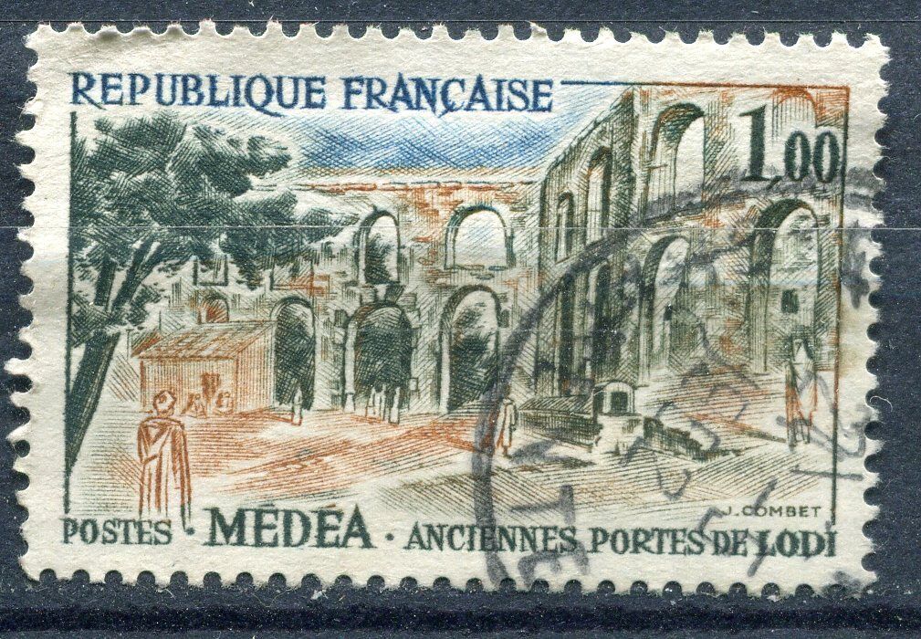 FRANCE TIMBRE OBL N 1318 MEDEA ALGERIE 110934684752