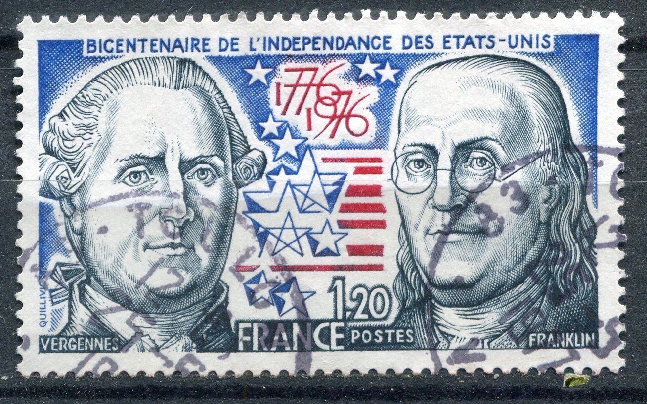 FRANCE TIMBRE OBL N 1879 BICENTENAIRE DE L INDEPENDENCE DES ETATS UNIS 120964445372