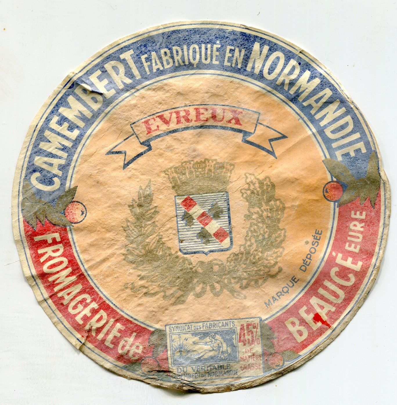 FROMAGE CAMEMBERT EVREUX FROMAGERIE DE BEAUCE 400875857802