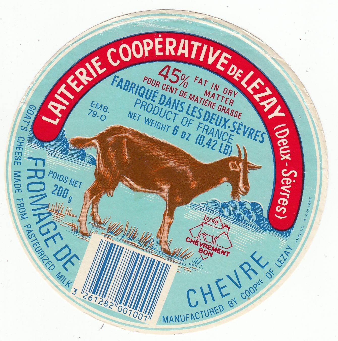 FROMAGE DE CHEVRE LEZAY LES DEUX SEVRES 121663093122