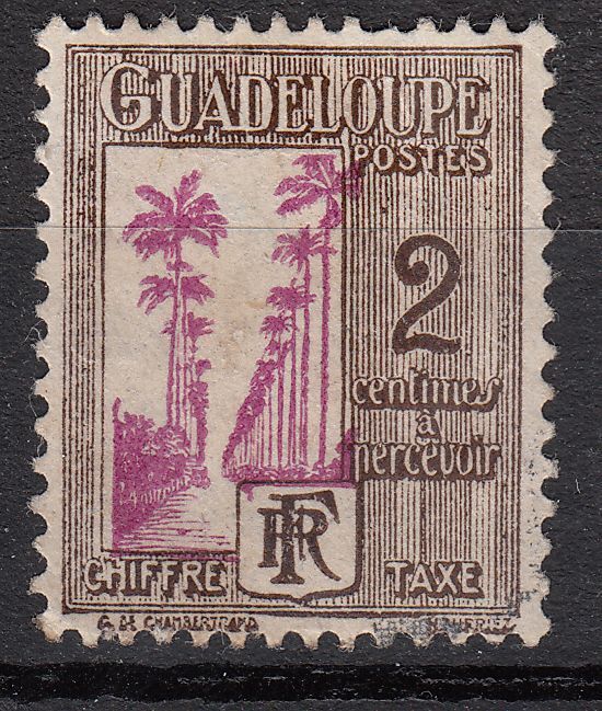 GUADELOUPE TIMBRE COLONIE FRANCE NEUF N 25 TAXE 121896355942