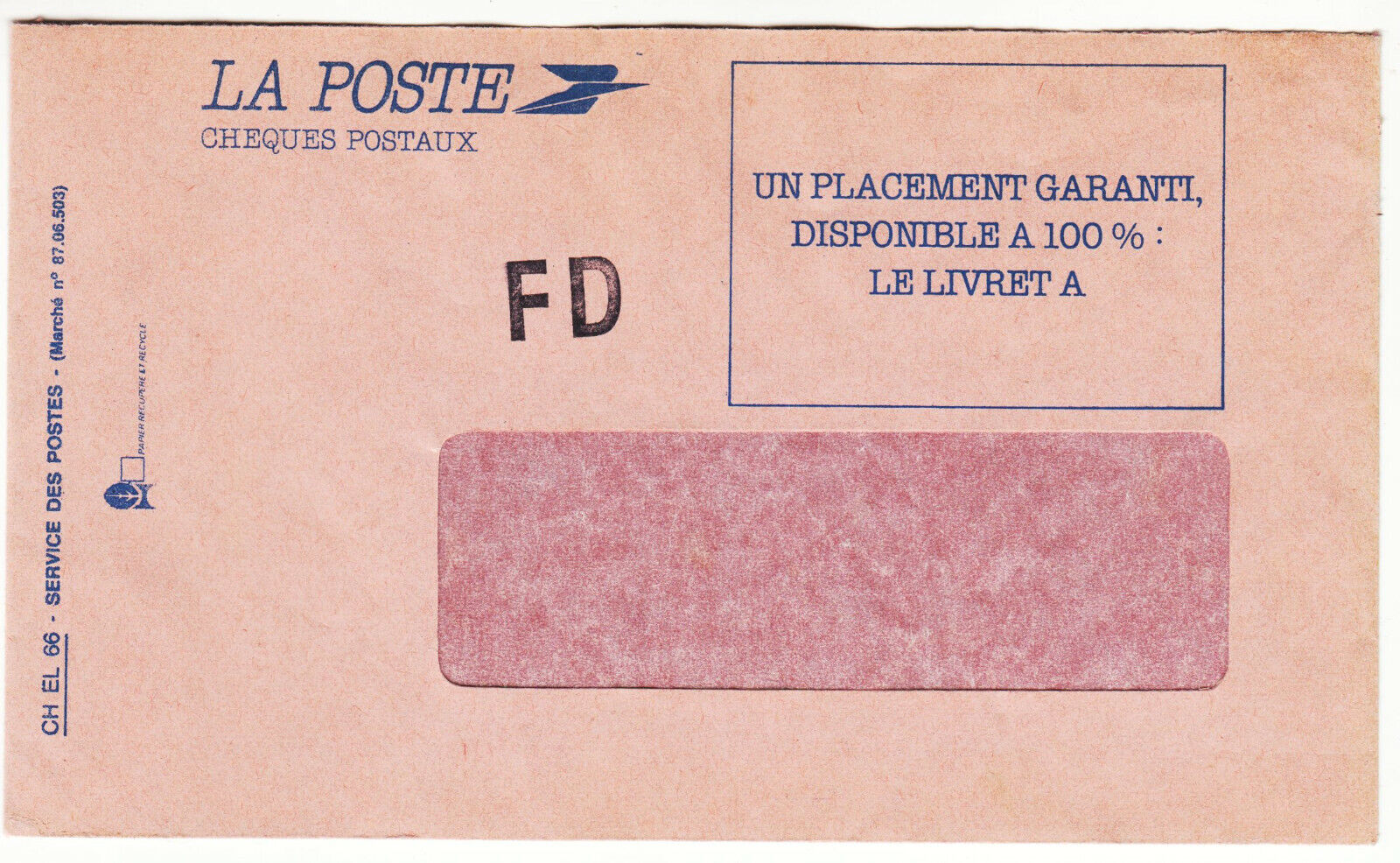 LETTRE LA POSTE CHEQUES POSTAUX CACHET FD POUR AUBENTON 1990 402072946682