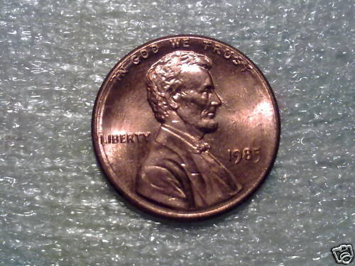 ONE CENT USA 1985 110613329212