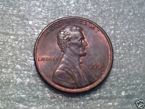 ONE CENT USA 1991 110613329262