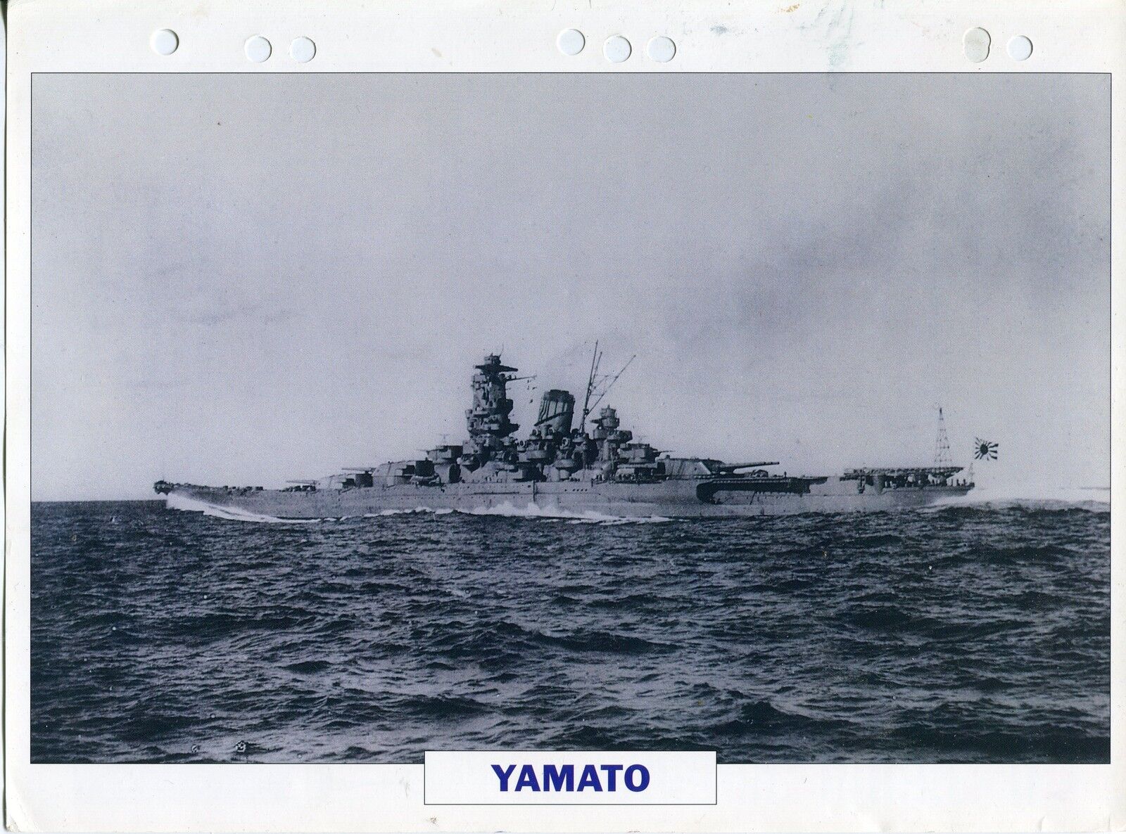 PHOTO BATEAU MILITAIRE 1940 JAPON YAMATO NAVIRE DE LIGNE SUPER CUIRASSE 121229084302