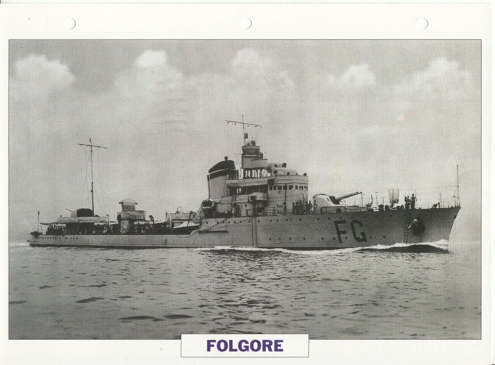 PHOTO BATEAU MILITAIRE CONTRE TORPILLEUR FOLGORE ITALIE 1931 401767232882