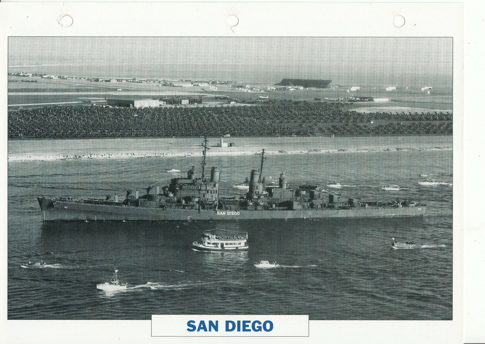 PHOTO BATEAU MILITAIRE CROISEUR SAN DIEGO USA 1941 123781392222