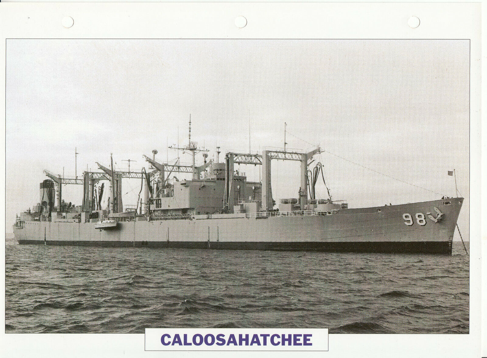 PHOTO BATEAU MILITAIRE DONNEES TECHNIQUES CALOOSAHATCHEE USA 1945 401778981882