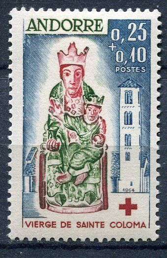 TIMBRE ANDORRE FRANCE NEUF N 172 LA VIERGE DES REMEDES DE SANTA COLOMA 121383627182