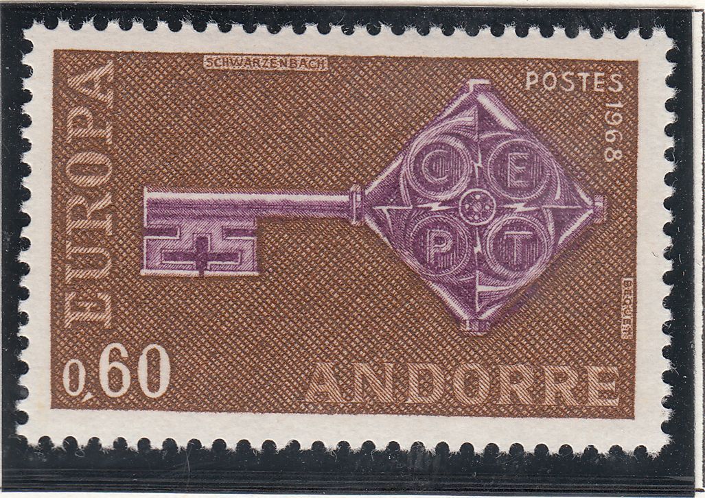 TIMBRE ANDORRE FRANCE NEUF N 189 EUROPA 125643206612