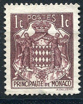 TIMBRE MONACO N 154 BLASONS ARMOIRIES 400687576192