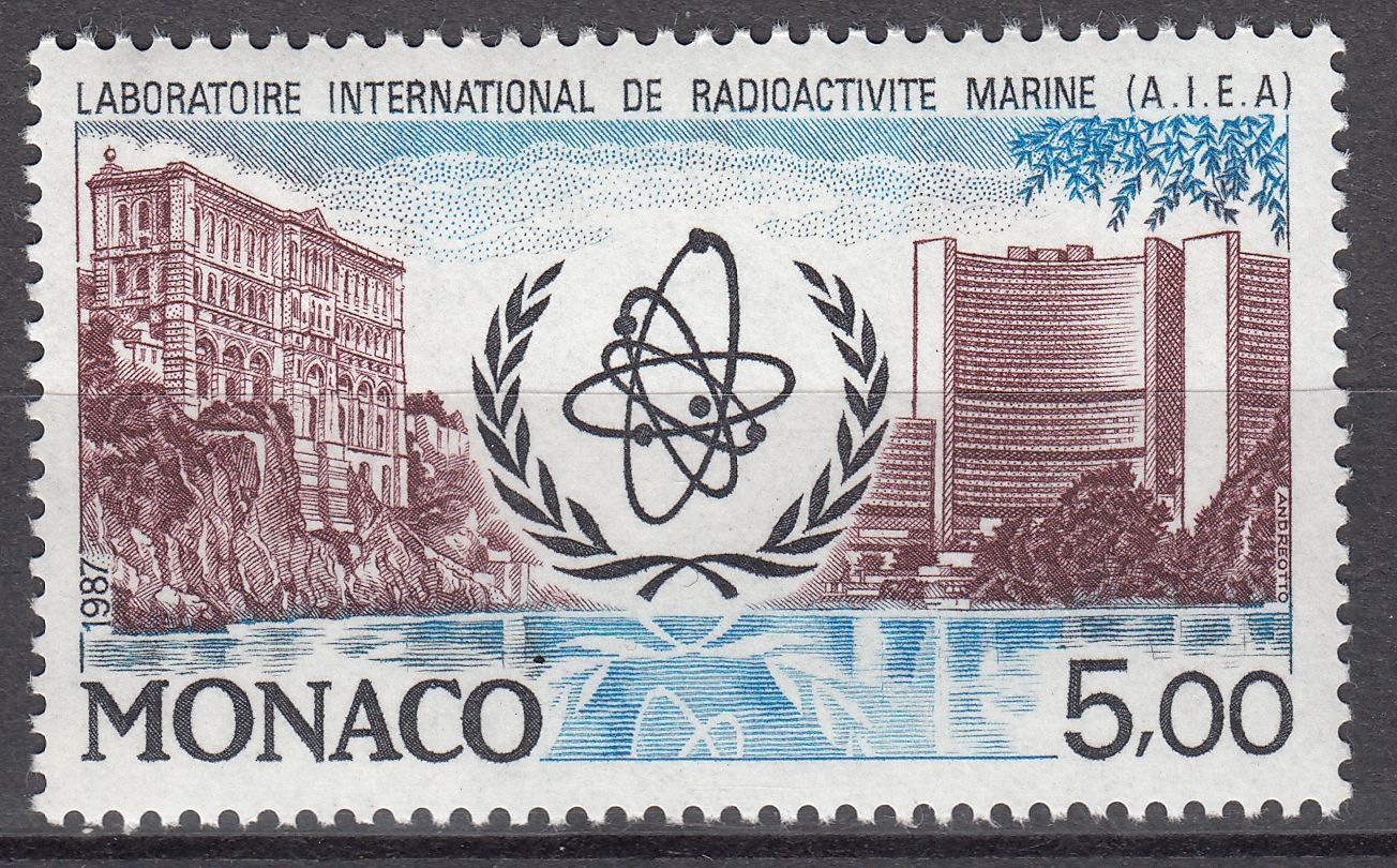 TIMBRE MONACO NEUF N 1602 LABORATOIRE DE RADIOACTIVITE MARINE 123510087512