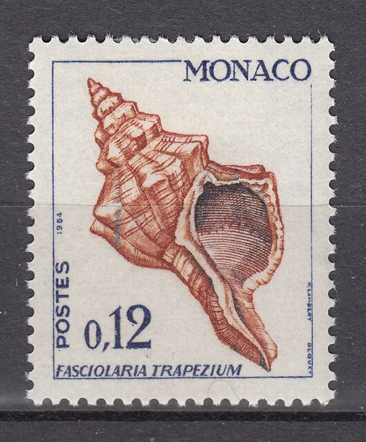 TIMBRE MONACO NEUF N 539 B FAUNE ET FLORE FASCIOLARTA TRAPEZIUM 123493292232