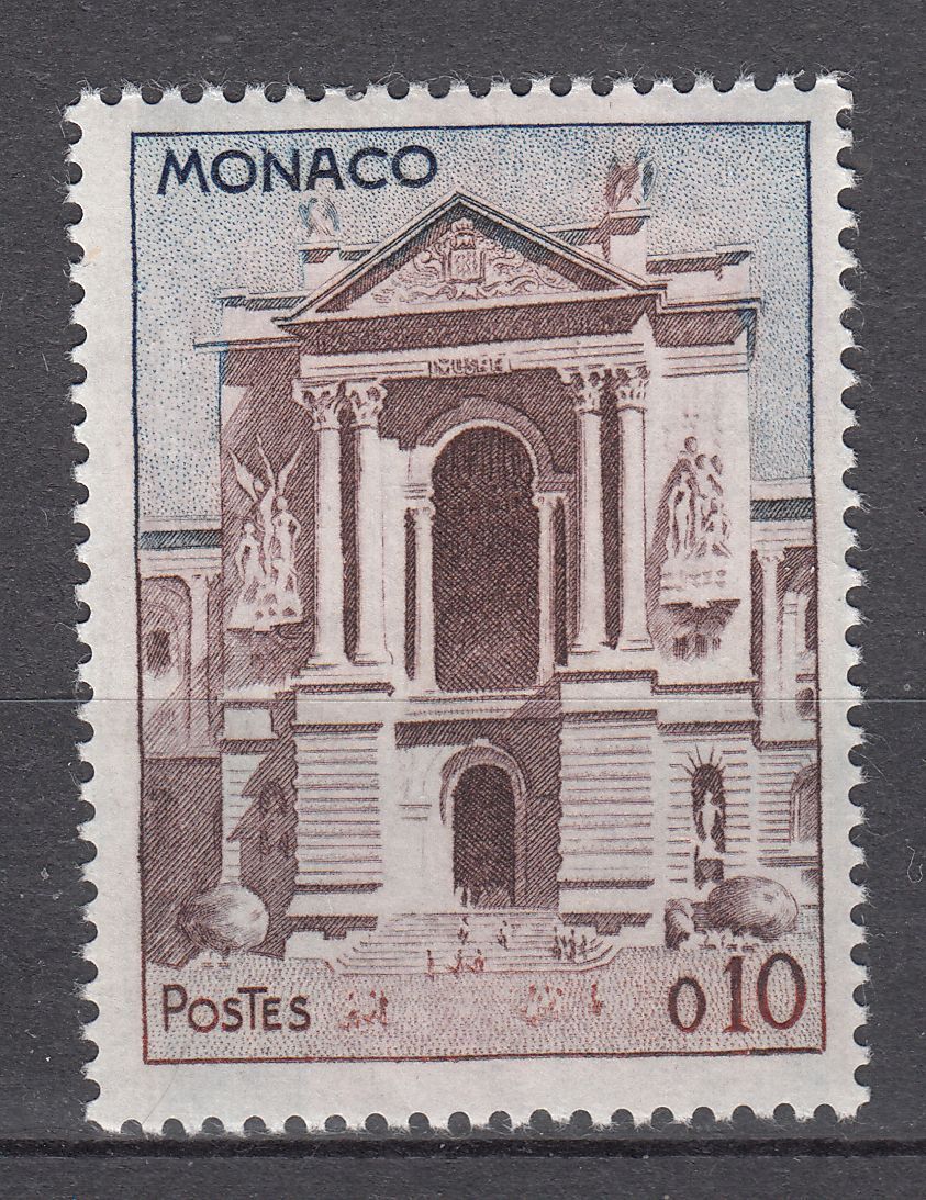 TIMBRE MONACO NEUF N 539 FAUNE ET FLORE PORTE DU MIUSEE OCEANOGRAPHIQUE 123493288442