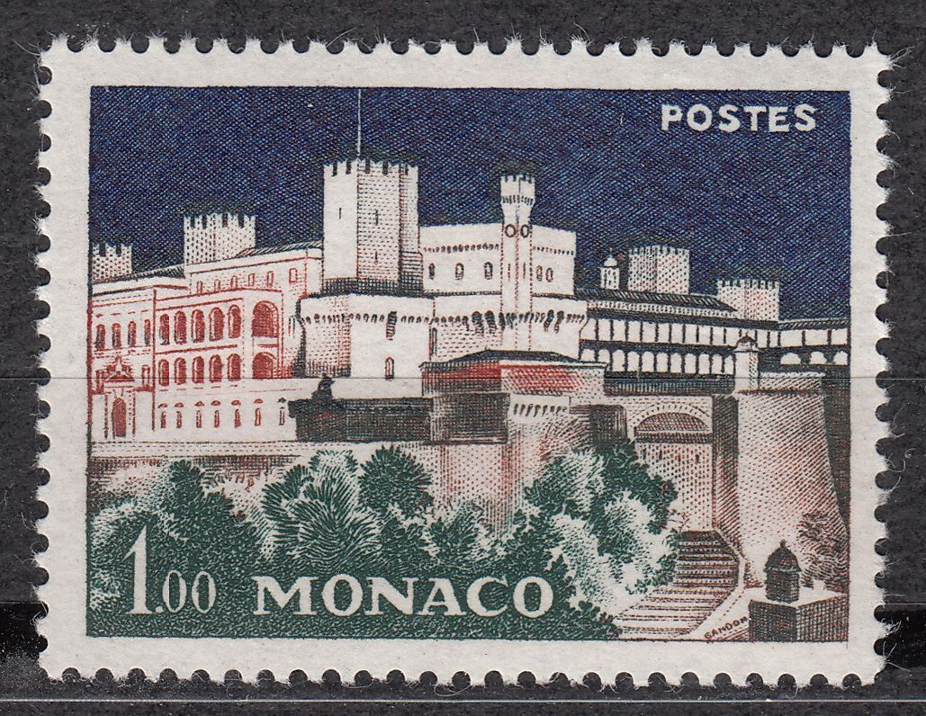 TIMBRE MONACO NEUF N 550 LE PALAIS PRINCIER ILLUMINE 401520894302