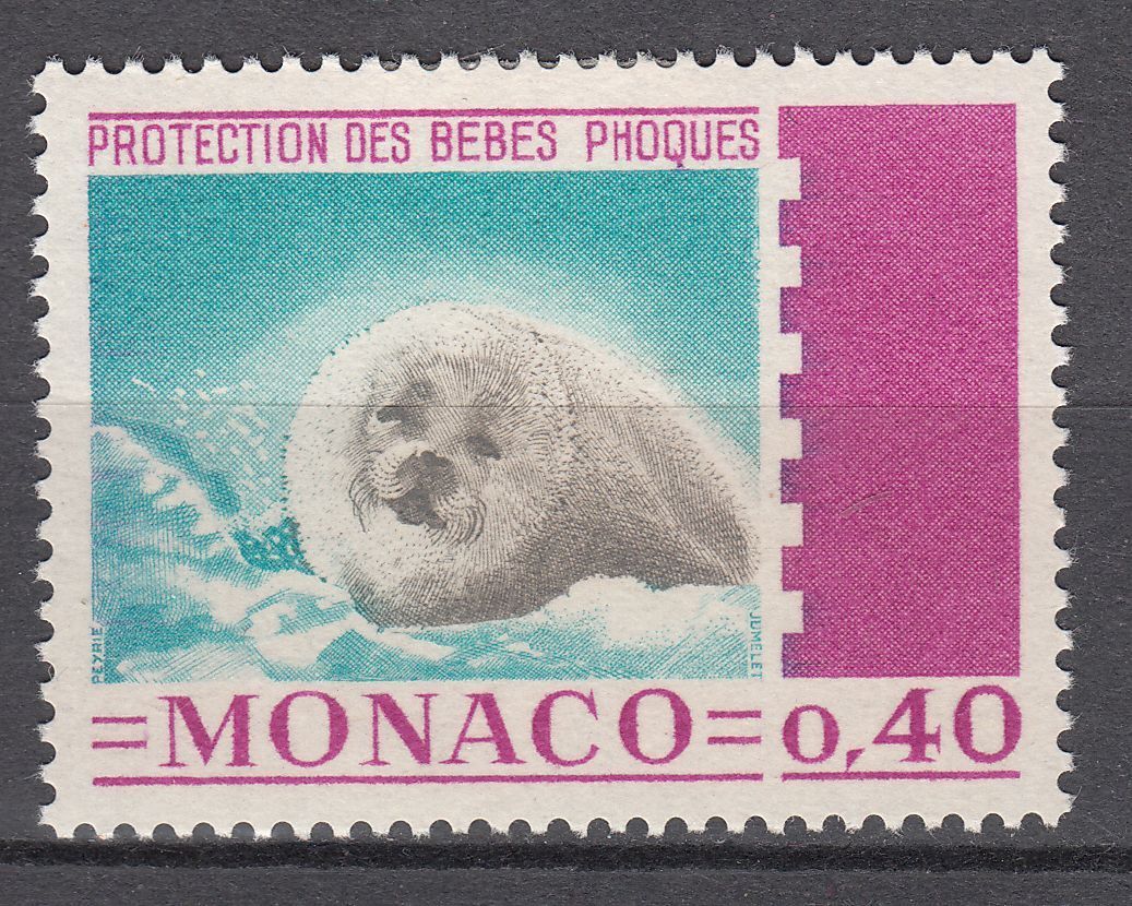 TIMBRE MONACO NEUF N 815 ANIMAUX BEBES PHOQUES 123321616402