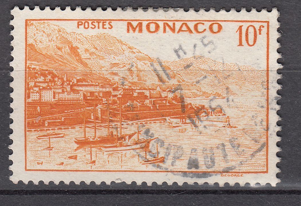 TIMBRE MONACO OBL N 311 A RADE ET VUE DE MONTE CARLO 123453401782