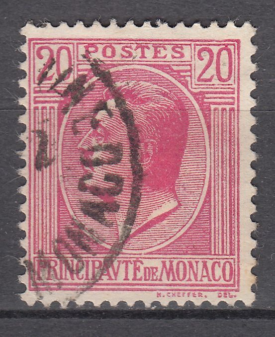 TIMBRE MONACO OBL N 79 PRINCE LOUIS II 123364201502