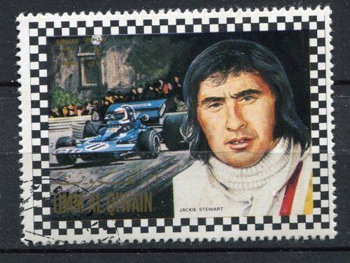 TIMBRE VOITURE FORMULE COURSE JACKIE STEWART 110652904452