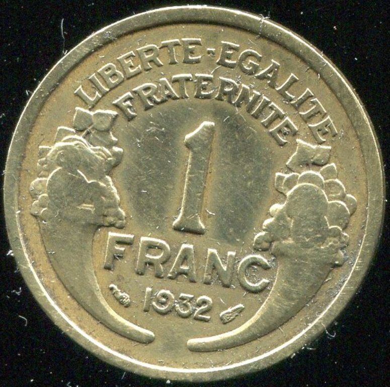 1 FRANC MORLON 1932 110774474253