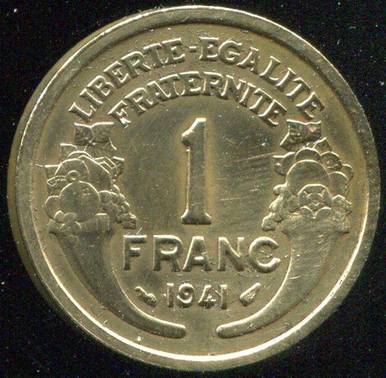 1 FRANC MORLON 1941 110774472883