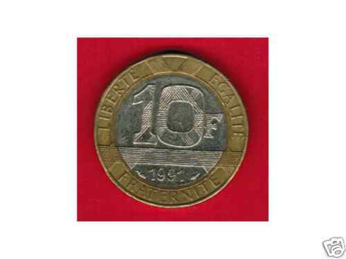 10 FRANCS GENIE DE LA BASTILLE 1991 110613370783