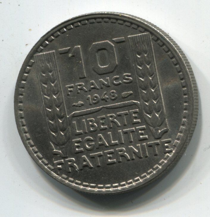 10 FRANCS TURIN 1948 110892721493