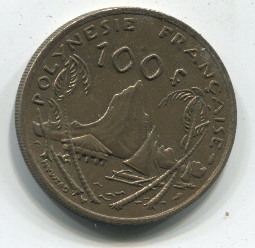 100 FRANCS POLYNESIE FRANCAISE 1976 120922190823