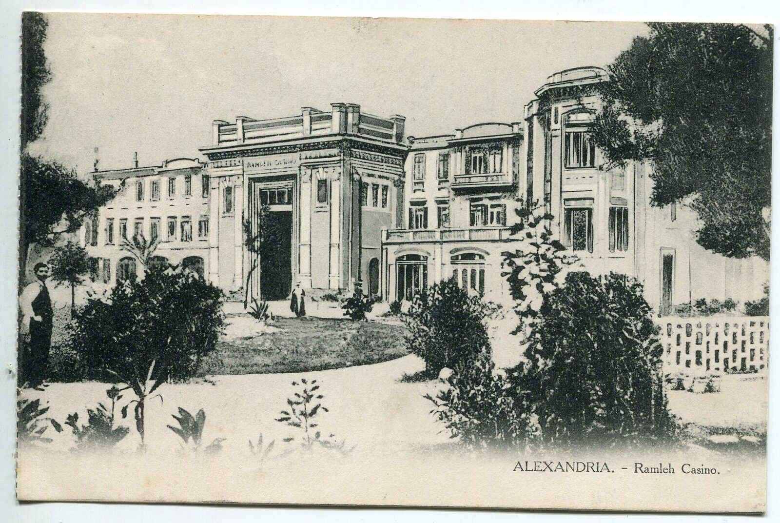 CARTE POSTALE ALEXANDRIE RAMLEH CASINO 121523422563