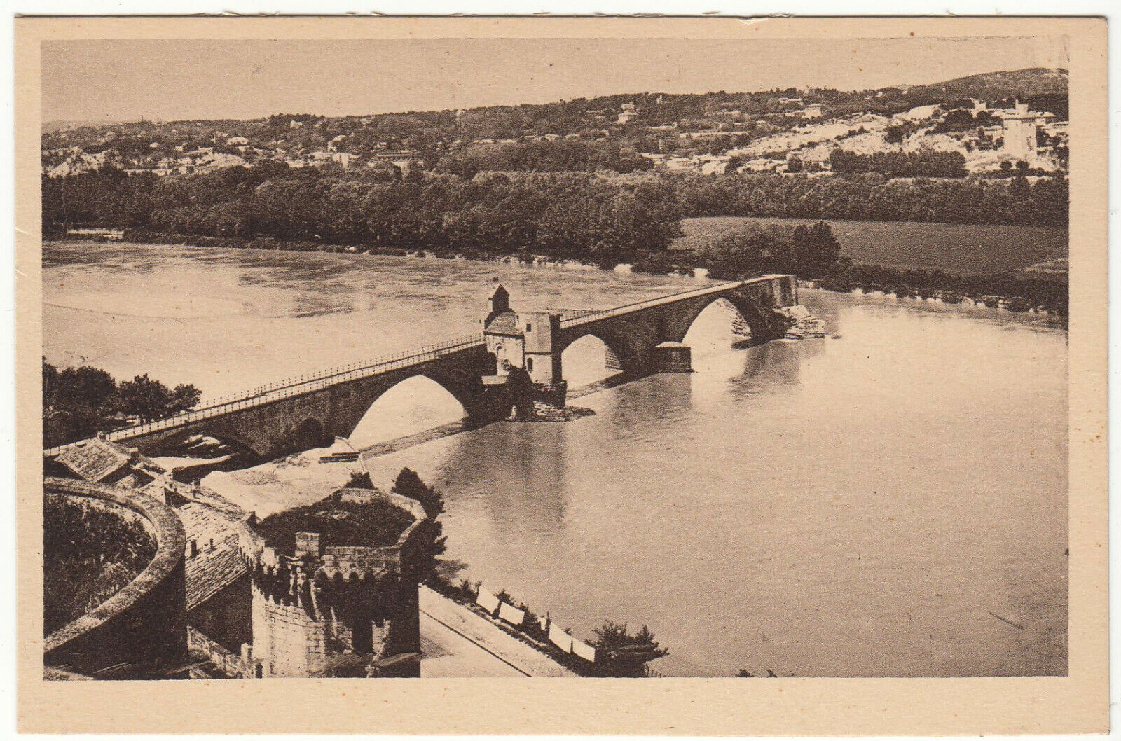 CARTE POSTALE AVIGNON LE PONT BENEZET 402001743783